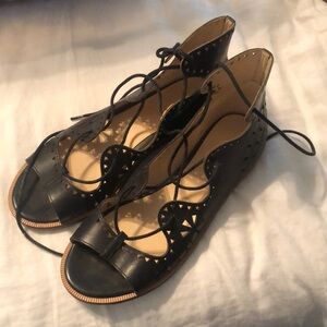 Nine West Size 9 black sandals